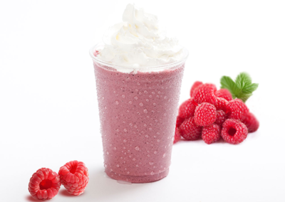 Berry smoothie from mobile smoothie cart
