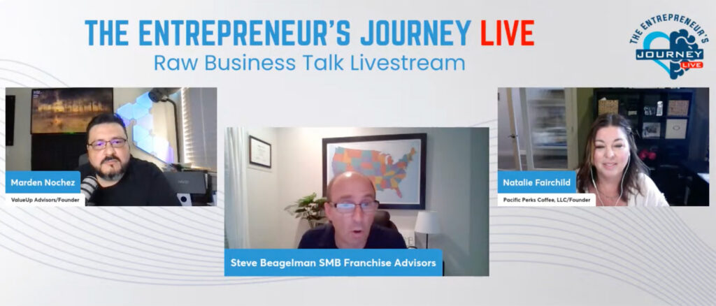 The Entrepreneur's Journey - LIVE business talk livestream with Steve Beagelman